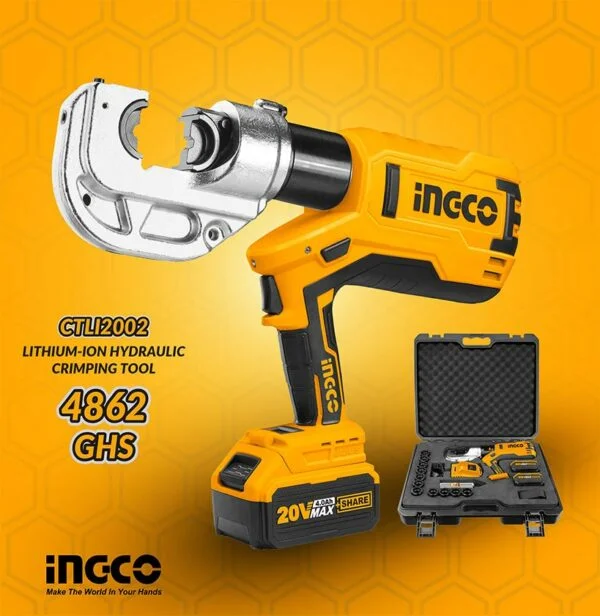 Lithium-Ion hydraulic crimping tool – Image 2