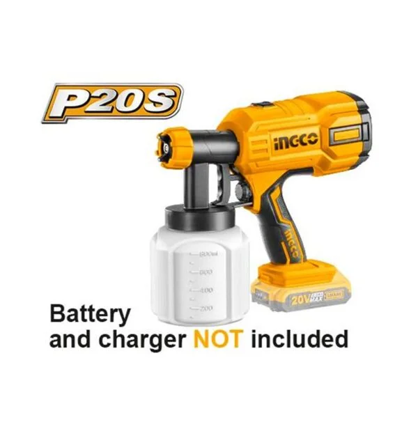 Lithium-Ion spray gun - Container capacity:800ml