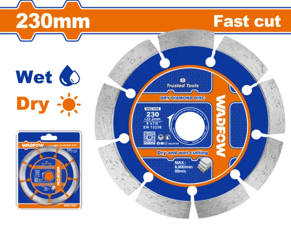 Dry diamond disc 9" WDC1K05