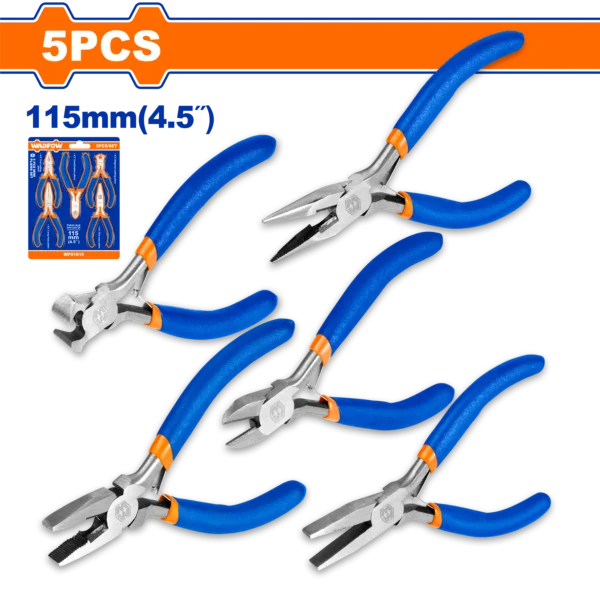 5 Pcs mini pliers set WPS1615