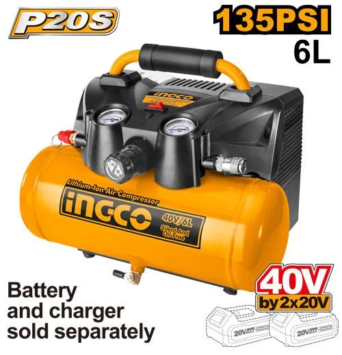 Lithium-ion air compressor 6L CACLI2003