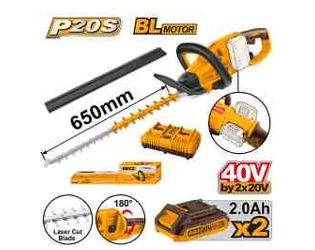 CHTLI400282 Lithium-Ion hedge trimmer 40V with 2 batteries